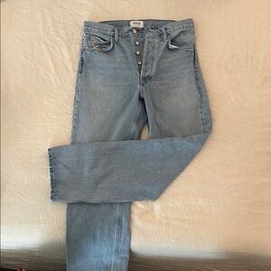 Agolde Light Blue Straight Leg Women's Jeans